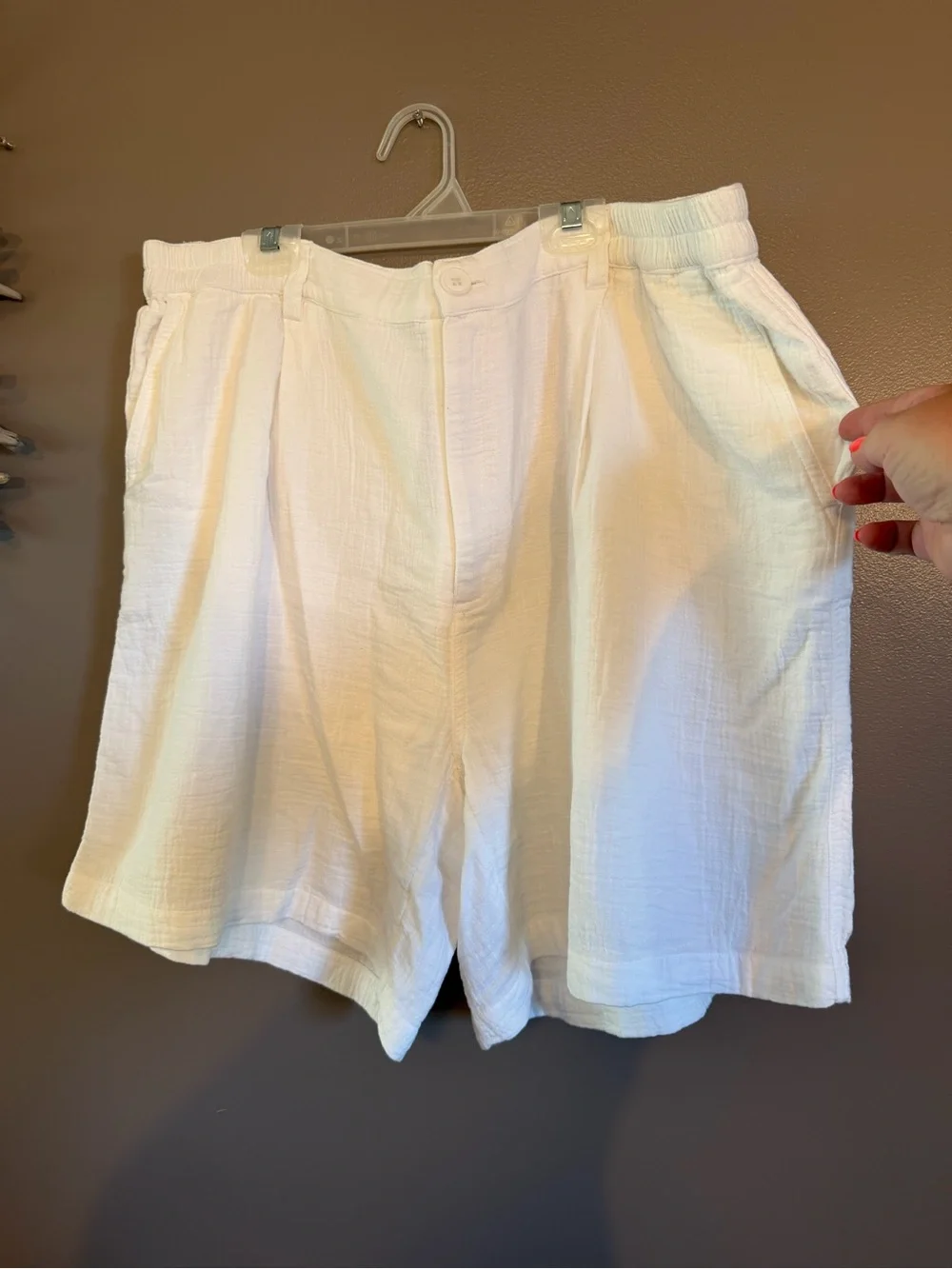 Aerie Gauzy White Town Shorts